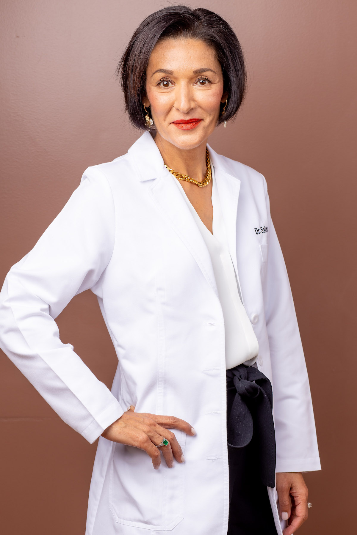 Dr. Aziz in White Coat